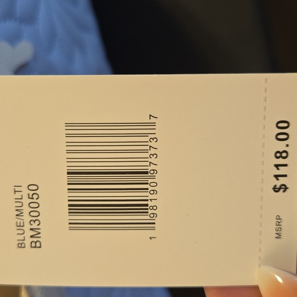 Betsey Johnson Blue Flower Tote - NWT - Picture 9 of 9